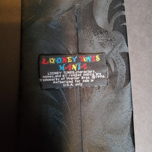 Vintage Looney Tunes Mania Bugs Bunny Necktie 1996 - Picture 2 of 7